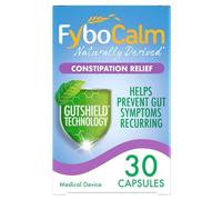 Fybocalm 30 Capsules - Constipation, Ibs, Bloating, Stool Softener, Gut Cleanse, Long-Lasting, Naturally Derived Laxative For Digestion And Nausea Support