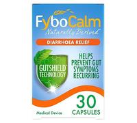 Fybocalm 30 Capsules: Diarrhoea, Ibs Relief, Gut Cleanse, Bloating, Stomach Pain Alleviation, Long-Lasting, Naturally Derived Prebiotic Laxatives For Digestion, Nausea