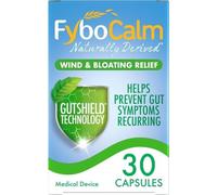 Fybocalm Wind and bloating relief, 30 capsules, Naturally derived, Wind and bloating relief, long lasting relief, Clinically proven, Gluten free