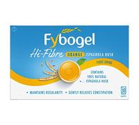 Fybogel Hi Fibre Sachets Orange Flavour 30 Pack - Natural Digestive Support, Gentle Constipation Relief, High Fiber Supplement, Easy Mix Powder, Daily Gut Health, Vegan Friendly