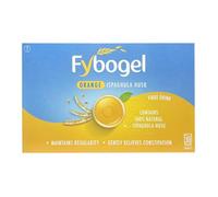 Fybogel Orange Fiber Supplement Sachets, 120 Count (30 x 4 Packs) - Digestive Health Support, Natural Psyllium Husk, Gentle Relief, Easy Mix Powder, First Aid Kit Refill