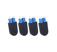 fyboptwu - 4 pcs SC Fiber Optic Loopback Adapter Tester Singlemode UPC SC Loopback Plug Standard Duplex SC Connector Loopback Adapter/Test Plug for Testing Applications