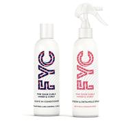 FYC For Your Curls Styling Bundle, Leave-In Conditioner and Refresh & Detangle Spray for Curly Hair, Moisturises, Helps Control Frizz and Defines Curls with Shea Butter and Aloe Vera - 2x 250ml