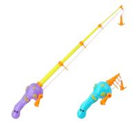 Fycakly 1pc Random Colour Pool Fishing Toys Games Summer Floating Toy Magnet Pole Stretchable Table Bathtub Fishing Toys for Toddlers Outdoor Pool Water for Kids Summer Beach Toy Game 26