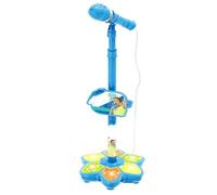 Fycakly Adjustable Children's Karaoke Machine Children's Singing Microphone with Flashing Stage Lights Music Karaoke Machine Microphone. 03