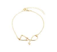 Fycakly Bead Bracelet - Handmade Day Gift Doctor Stethoscopes Bracelet Accessories Beautiful Earrings to Sleep in (Gold-E, One Size)
