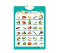 Fycakly Children's Interactive Wall Picture English and Spanish Learning Poster Including Songs Letters Numbers Animal Vocabulary and Piano Accompaniment Suitable for Children 07