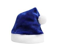 Fycakly Christmas Garden Decorations Christmas Hat Hat Adult Holiday Unisex Velvet Cozy Thickened Classic Suitable For Year Festive Party Supplies(H,One Size)