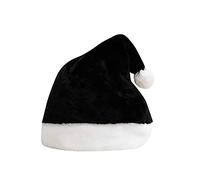 Fycakly Christmas Garden Decorations Christmas Hat Hat Adult Holiday Unisex Velvet Cozy Thickened Classic Suitable For Year Festive Party Supplies(B,One Size)