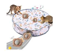 Fycakly Comenew Interactive Cat Toys. 2024's Two In One. Simulation Pursuit Toys Including Toy and Double Layer Mat. Stimulates Instinct. (pursuit Hood + Playing Cat Sphere) 16