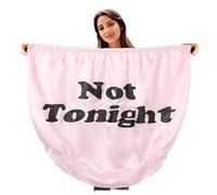 Fycakly Funny Briefs Granny Panties Present for Women Men Print Christmas Knickers Oversized Novelty Underwear Big Knickers Plus-size Undies Prank Funny Joke Undies Novelty Mama Underwear Briefs