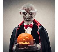 Fycakly Halloween Old Man Facemark Horror Head Coverings Compulsion Prank Funny Head Coverings Eye Holiday Party Dress Up 38