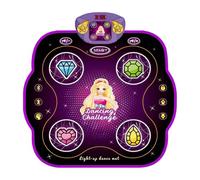 Fycakly Interactive Dance Mat Educational for Kids with Music Lights and Learning Games for Physical Activity and Coordination Development 16