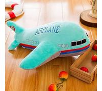 Fycakly Plush Toys 40cm Large Size Simulation Airplane Toys Kids Sleeping Back Soft Aircraft Stuffed Pillow Dolls