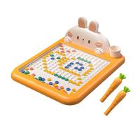 Fycakly Rabbit Drawing Board Puzzle Toy Early Education Puzzle Pen Training Focus Children's Toys Educational Toys Art Bead Drawing Board Bunny 1094