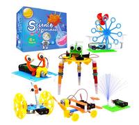 Fycakly Robot Kit Children's Electronic Science Experimental Project Boys' Toys Simulation Boys' DIY Engineering Robot Construction Kit 20
