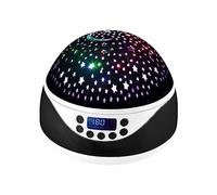 Fycakly Starry Sky Projection Light Children's Birthday Remote Control Light Rotating Music Colorful Night 11