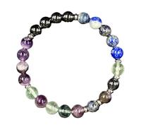 Fycakly String Bracelet Handmade Unisex Crystal Bracelet for Men & Women Jewelry Men (Blue # 5, One Size)