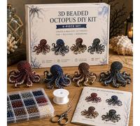 Fycakly Tiny 3D Beaded Animal DIY Animal Beading for Adults & Teens Animals Beading With Instructions Handmade Cute Animals Figurine for Beginners 21