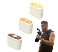 Fychuo Air Water Bottle with 3 Flavor Pods - Zero Sugar, Zero Calorie Fruity Scented (Orange, Lemon, Cola)