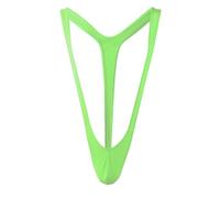 Fychuo Borat Mankini Joke Gifts for Men Sexy Underwear Man Thong Funny Gift Prank Fancy Dress Costume Men's Thong One Piece Mens Secret Santa Gifts Holiday Essentials Green