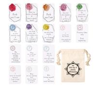 Fychuo Funny Affirmation Cards Gift, 16 PCS Positive Affirmation Cards for Women Men, Sweary Motivational Stress Relief Card Self Encouragement Confirmation for Boy Girl Teens Kids