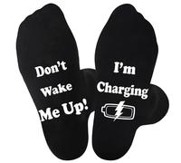 Fychuo Funny Socks Fun Gifts for Men Who Have Everything Unusual Gift for Daddy Birthday Present Dad Gifts from Daughter/Son Boys Stocking Fillers for Mens Boyfriend Husband Presents Charging