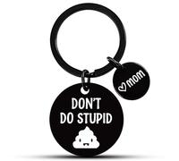 Fychuo Love Mum Keyring, Funny Gifts for Teenage Boys Girls, Gift Ideas for Teenage Girls Presents Boy Stocking Fillers Keychain Cool Gadgets