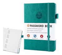 Fychuo Password Book Alphabetical with Tab, Small Internet Address Book Password Organizer Log Book A to Z Notebook Password Book for Seniors Website Logins Pocket Size