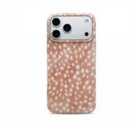 Fycyko Compatible with iPhone 17 Pro Max Case with Trendy Cute Deer Pattern for Women Girls Aesthetic Fawn Spots Design Soft Flexible Slim TPU Protective Cover