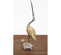 FYDCYHM Bronze Statue Cranes Modern Steampunk Living Room Decor Unique Conversation Starter For Art Collectors Gift For Homeowners Bedroom Office Home Feng Shui(10cm, 2)