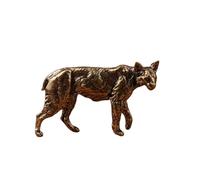 FYDCYHM Sculpture De Chat En Bronze Faite à La Main Statue D’animal Chanceux Pour Bureau à Domicile, Cadeau Unique De Nouvelle Maison Pour Les Propriétaires