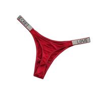 Fydranix Shiny Rhinestone Thong Women Low Waist Panties Sexy Underwear Ladies Briefs Lingere Panty Underware Womens Lingerie Thongs