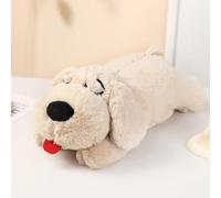 FYDTOP Puppy Heartbeat Toy- Dog Heartbeat Toy for Separation Anxiety Relief, Puppy Heartbeat Stuffed Animal Anxiety Calming Behavioral Aid Plush Toy for Dogs Cats Pets (white)
