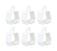 Fydun 100pcs ABS Water Pipe Fixing Clips for Easy Hose Management and Chicken Waterer Installations - Versatile Water Hose Supports for Home and Farm Use (Square)