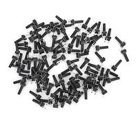 Fydun 100PCs Momentary Tactile Switch Micro Button Engineering Plastic DC12V 50mA DIP 6 X 6 X 15mm for Industrial Supplies