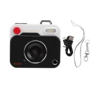 Fydun 1080P Digital Camera Retro Camera High Definition Lens Loop Recording Supports Up To 256GB for Students Travel (Black)