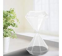 Fydun 15 Minute LED Light Shaped Hourglass Sand Timer Elegant Desktop Ornament and Unique Birthday