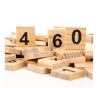 Fydun 200 Pcs Wood Scrabble Tiles for Kids Toys, Crafts, Decoration, Spelling, Preschool Education(mixed)