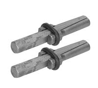 Fydun 2PCS 14mm Heavy Duty Stone Splitter Plug Wedges - HigH Speed Steel Rock and Stone Splitting Tool for Granite, Marble, and Concrete