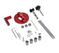 Fydun 35mm Dowelling Drilling Tool Set Hinge Jig Kit Efficient Woodworking Aluminum Steel Brass Household Woodcrafting