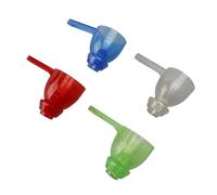 Fydun 4-Pack Spill Proof Measuring Spoon Set with Smart Funnel Design for Precise Powder Measurement in The Kitchen