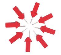 Fydun 40Pcs Red Map Shape Thumb Tacks Durable Wooden Push Pins for Office, and Home (#1)