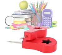 Fydun 40Pcs Red Map Shape Thumb Tacks Durable Wooden Push Pins for Office, and Home (#2)