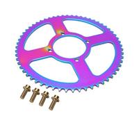 Fydun 420 Chain 60T Rear Sprocket, Ti Plating Steel for 01 Off Road | 60T 420 Chain Sprocket, Ti Plating High Strength Steel, Lightweight, Precise Fit, Extreme Off Road, Direct Replacement for
