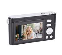 Fydun 4K Digital Camera Compact Anti Shake 64MP Portable Travel Camera for Wildlife Landscape Photography (Black)