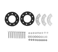 Fydun 9 Holes Sprocket Mount Kit, Steel Alloy and Rubber Rear Sprocket 9 Hole Mount Rubber Pads Kit for 2 Stroke Motorised Bike