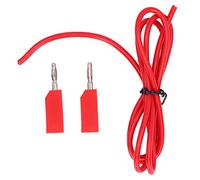 Fydun Banana Plug Test Leads Kit Universal Electrical Multimeter 30VAC 60VDC 19A J70010 4mm for Various Electrical Projects Car Truck Batteries (Red)