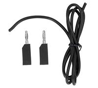 Fydun Banana Plug Test Leads Kit Universal Electrical Multimeter 30VAC 60VDC 19A J70010 4mm for Various Electrical Projects Car Truck Batteries (Black)