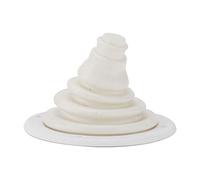 Fydun Cable Bellows Rubber Plastic Protective Bellows with Stable Performance for Cars Boats Yachts Ships (A (White))